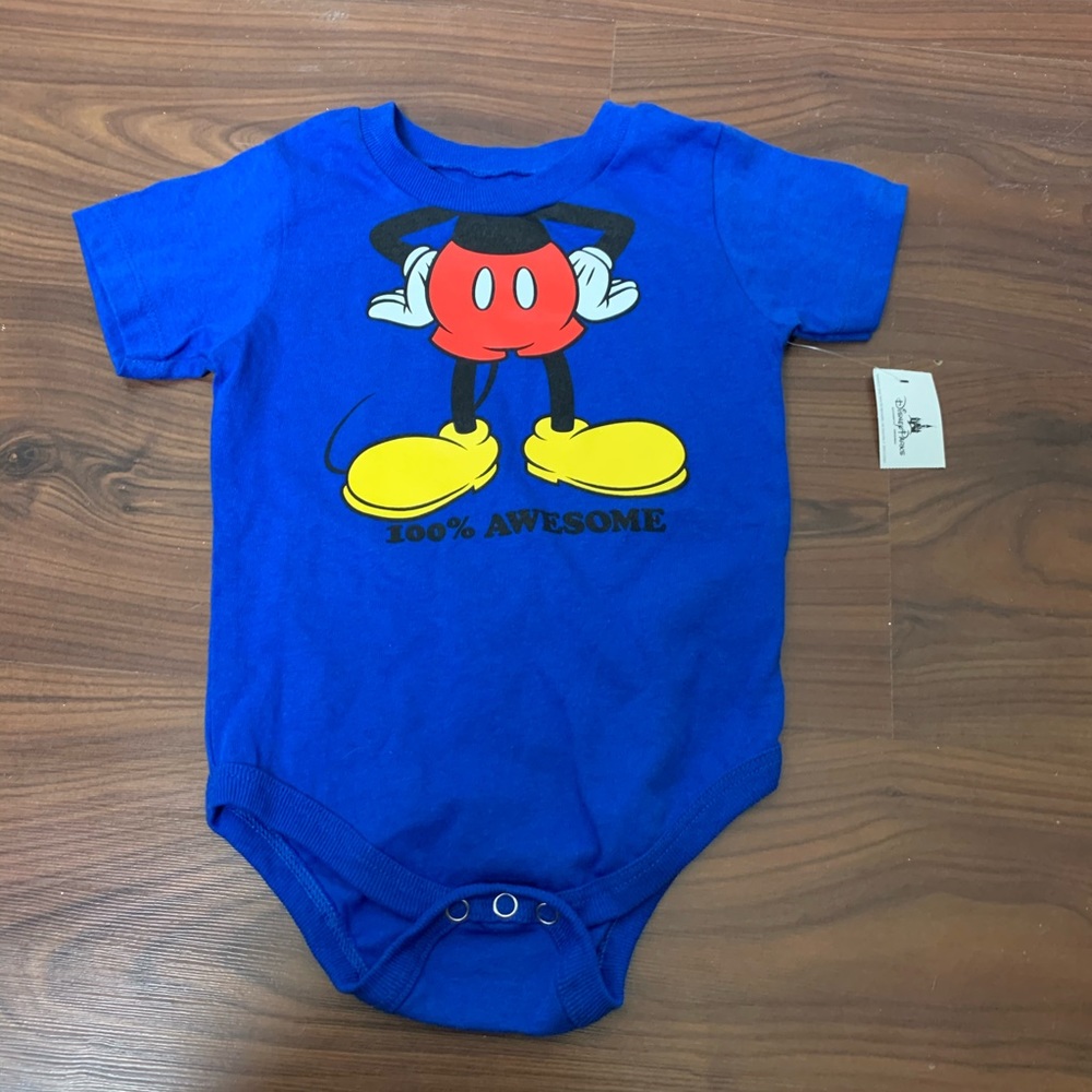 100% Awesome Mickey bodysuit. 18 months